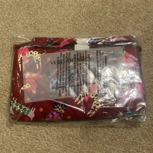 New Vera Bradley Wallet Clossbody Bag “Holiday Hounds” Christmas - Picture 2 of 4